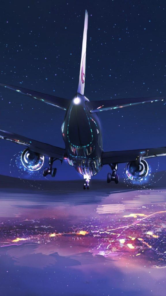 Boeing 7373 night ldg